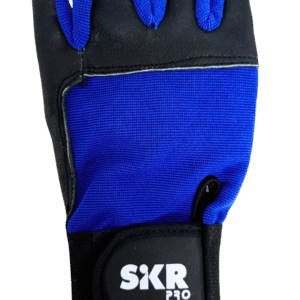 Guantes Fitness PRO CUERO STRIKER Azul