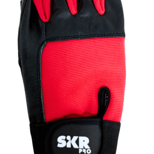 Guantes Fitness PRO CUERO STRIKER Rojo