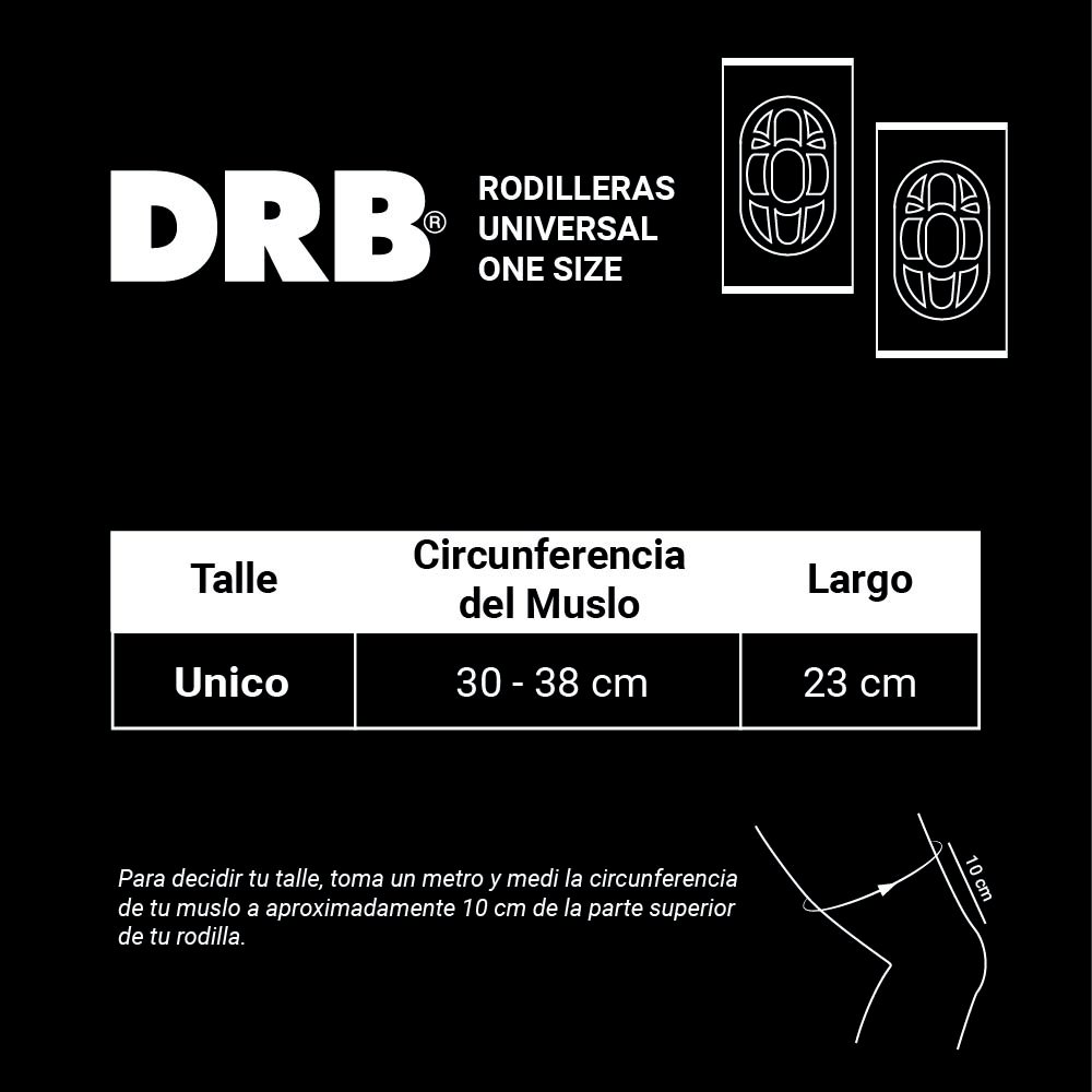 Rodillera universarl one size DRB - Imagen 2